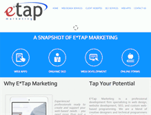 Tablet Screenshot of etapmarketing.com